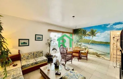 Apartamento com 3 dormitórios à venda, 89 m² por r$ 360.000,00 - enseada - guarujá/sp