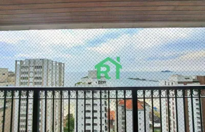 Apartamento com 4 dormitórios à venda, 172 m² por r$ 950.000,00 - pitangueiras - guarujá/sp