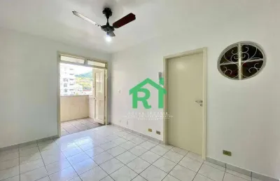 Apartamento beira mar, 2 dormitórios (1 suíte)- praia de pitangueiras - guarujá/sp