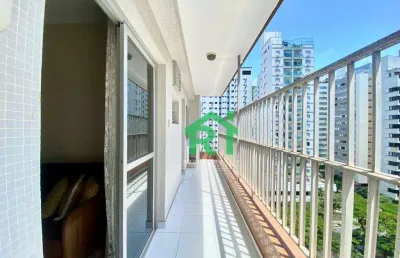 Apartamento beira mar com 1 dormitório à venda - praia de pitangueiras - guarujá/sp
