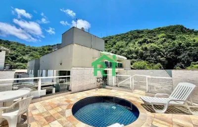 Cobertura com 3 dormitórios à venda, 150 m² por r$ 600.000,00 - enseada - guarujá/sp