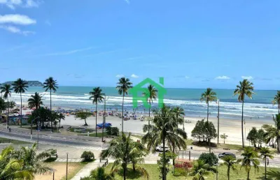 Apartamento frente mar, 4 dormitórios (4 suítes), lazer - enseada - guarujá/sp