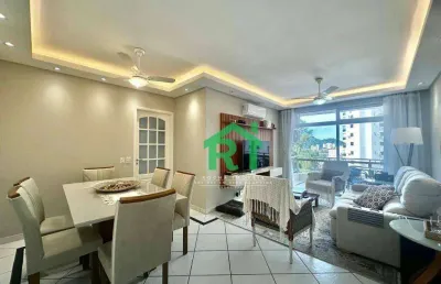 Apartamento reformado, vista mar, 2 dormitórios (1 suíte), 1 vaga, pitangueiras, guarujá/sp.