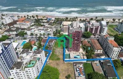 Terreno beira mar, 3.200 metros - praia do tombo - guarujá/sp