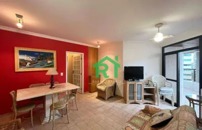 Apartamento com 3 quartos (1 suíte), 1 vaga, lazer, jardim astúrias, guarujá/sp