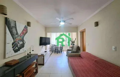 Apartamento com 3 dormitórios à venda, 90 m² por r$ 520.000,00 - pitangueiras - guarujá/sp