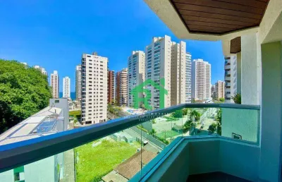 Apartamento vista ao mar, 2 dormitórios (1 suíte) - asturias - guarujá/sp