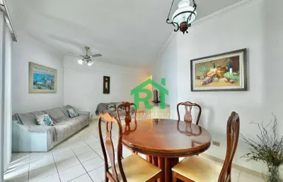 Apartamento beira mar, 2 dormitórios (1 suíte), 2 vagas, lazer, pitangueiras, guarujá/sp.