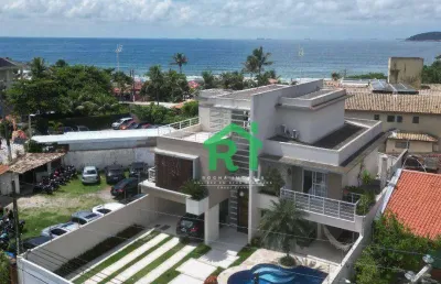 Casa com 5 dormitórios à venda, 384 m² por r$ 4.000.000,00 - tombo - guarujá/sp