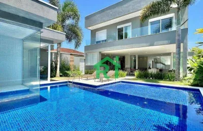Casa moderna com 5 suítes à venda, 450 m² por r$ 5.400.000 - acapulco - guarujá/sp