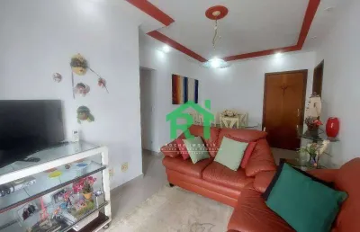 Apartamento com 2 dormitórios à venda, 69 m² por r$ 480.000,00 - enseada - guarujá/sp