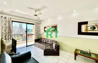Apartamento com 2 dormitórios à venda, 78 m² por r$ 480.000 - enseada - guarujá/sp
