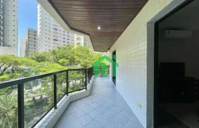 Apartamento com 4 dormitórios, 130 m² - venda por r$ 795.000,00 ou aluguel por r$ 7.600,00/mês - pitangueiras - guarujá/sp