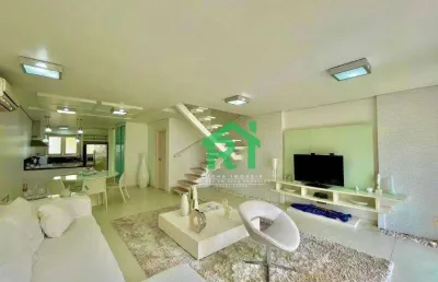 Apartamento duplex à venda, 90 m² por r$ 2.100.000,00 - marina guarujá - guarujá/sp