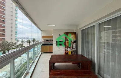 Apartamento com 3 dormitórios à venda, 156 m² por r$ 2.000.000,00 - jardim astúrias - guarujá/sp
