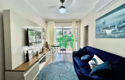 Apartamento com 3 dormitórios à venda, 85 m² por r$ 400.000,00 - enseada - guarujá/sp