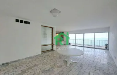 Apartamento com 4 dormitórios à venda, 250 m² por r$ 1.600.000,00 - pitangueiras - guarujá/sp