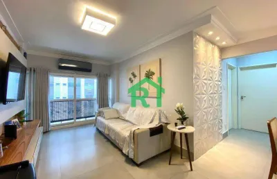 Apartamento com 3 dormitórios à venda, 95 m² por r$ 510.000,00 - pitangueiras - guarujá/sp
