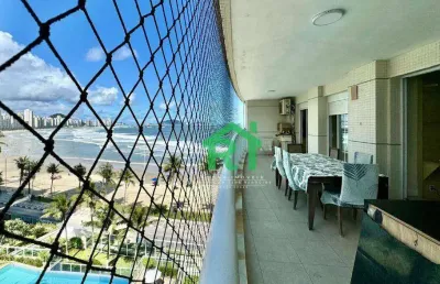 Apartamento frente mar a venda em praia das asturias.