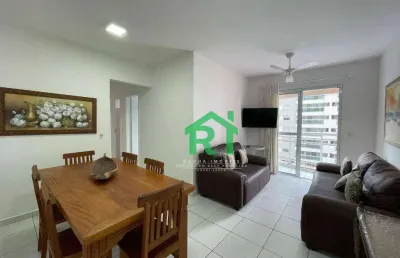 Apartamento com 3 dormitórios, 90 m² - venda por r$ 750.000 ou aluguel por r$ 4.500/mês - pitangueiras - guarujá/sp
