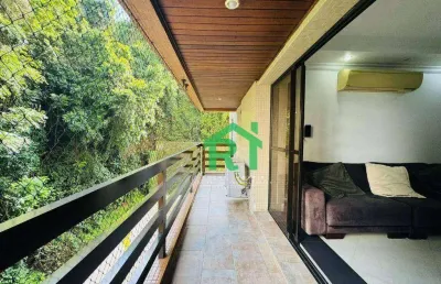Apartamento com 4 dormitórios à venda, 120 m² por r$ 700.000,00 - pitangueiras - guarujá/sp