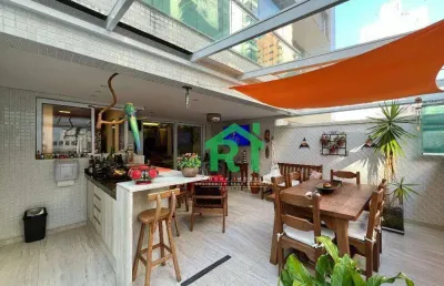 Apartamento com 3 quartos (2 suítes), 2 vagas e lazer à venda em pitangueiras, guarujá
