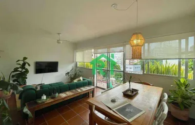 Apartamento à venda com 3 dormitórios (1 suíte), 1 vaga, tombo, guarujá/sp