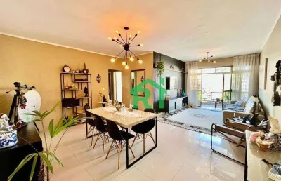 Apartamento com 3 dormitórios à venda, 125 m² por r$ 550.000 - enseada - guarujá/sp