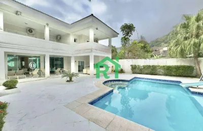 Casa com 5 dormitórios à venda, 600 m² por r$ 2.600.000,00 - balneário praia do pernambuco - guarujá/sp