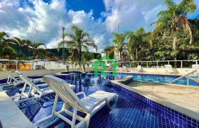 Apartamento com 1 dormitório à venda, 55 m² por r$ 260.000,00 - enseada - guarujá/sp