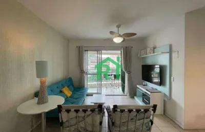 Apartamento com 2 dormitórios, 85 m² - venda por r$ 820.000 ou aluguel por r$ 6.800/mês - pitangueiras - guarujá/sp
