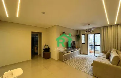 Apartamento com 2 quartos à venda no tombo, guarujá
