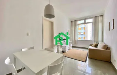 Apartamento com 1 dormitório à venda, 60 m² por r$ 310.000,00 - pitangueiras - guarujá/sp