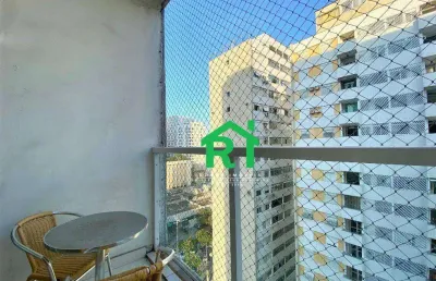 Apartamento com 2 dormitórios à venda, 60 m² por r$ 410.000,00 - pitangueiras - guarujá/sp