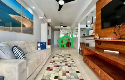 Apartamento frente mar, 2 dormitórios (1 suíte), 2 vagas, lazer, praia das astúrias, guarujá.
