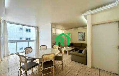 Apartamento com 4 dormitórios à venda, 110 m² por r$ 450.000,00 - pitangueiras - guarujá/sp