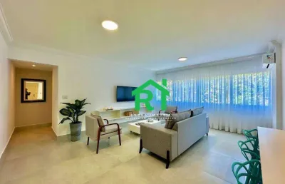 Apartamento com 3 quartos (2 suítes), 1 vaga, jardim astúrias, guarujá/sp