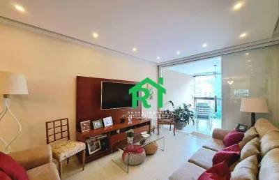 Apartamento com 3 dormitórios à venda, 125 m² por r$ 650.000 - pitangueiras - guarujá/sp