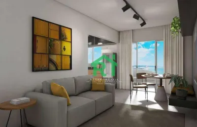Apartamento com 1 dormitório à venda, 51 m² por r$ 479.746,00 - enseada - guarujá/sp