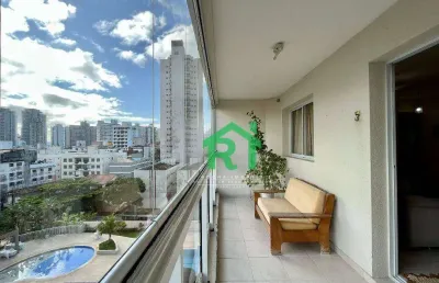 Apartamento com 2 dormitórios (2 suítes), 2 vagas, lazer, jardim astúrias, guarujá/sp