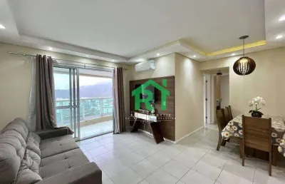 Apartamento com 2 dormitórios, 85 m² - venda por r$ 700.000,00 ou aluguel por r$ 4.600,00/mês - pitangueiras - guarujá/sp