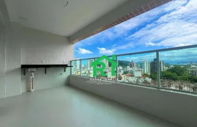 Apartamento com 2 quartos (1 suíte), 2 vagas, lazer,  praia das astúrias - guarujá.