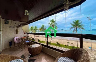 Apartamento frente mar, 3 quartos (1 suíte), 2 vagas, lazer,  praia das astúrias, guarujá/sp