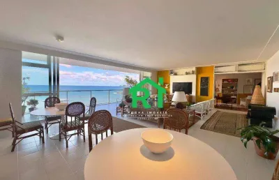 Apartamento à venda na praia pitangueiras, 4 quartos , 2 vagas, vista para o mar, guarujá sp