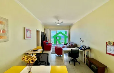 Apartamento frente mar, 3 dormitórios à venda, 106 m² por r$ 750.000 | pitangueiras - guarujá/sp