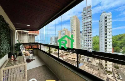 Apartamento vista mar, 3 quartos (2 suítes), 2 vagas, lazer, praia das astúrias, guarujá/sp
