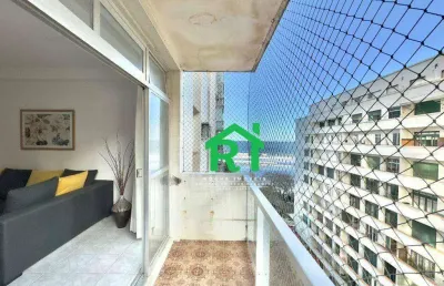 Apartamento à venda na praia das pitangueiras, 3 quartos, 1 vaga, guaruja sp.