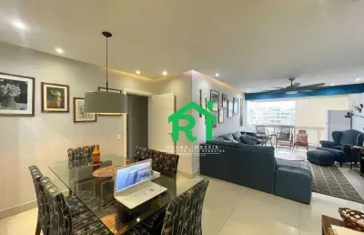 Apartamento com 4 quartos (4 suítes), 2 vagas, lazer, pitangueiras, guarujá/sp