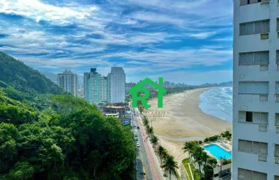 Apartamento reformado, vista mar, 3 dormitórios (1 suíte), 1 vaga, pitangueiras, guarujá/sp.