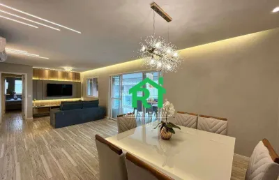 Apartamento com 3 quartos (1 suíte), 2 vagas, lazer, jardim astúrias, guarujá/sp